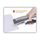 Bostitch Standard Plier Stapler, 20-Sheet Capacity, 0.25" Staples, 2.5" Throat, Black/Gray
