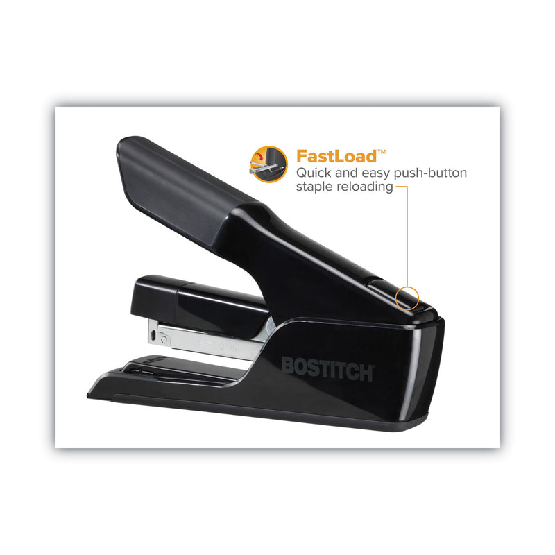 Bostitch EZ Squeeze 75 Stapler, 75-Sheet Capacity, Black