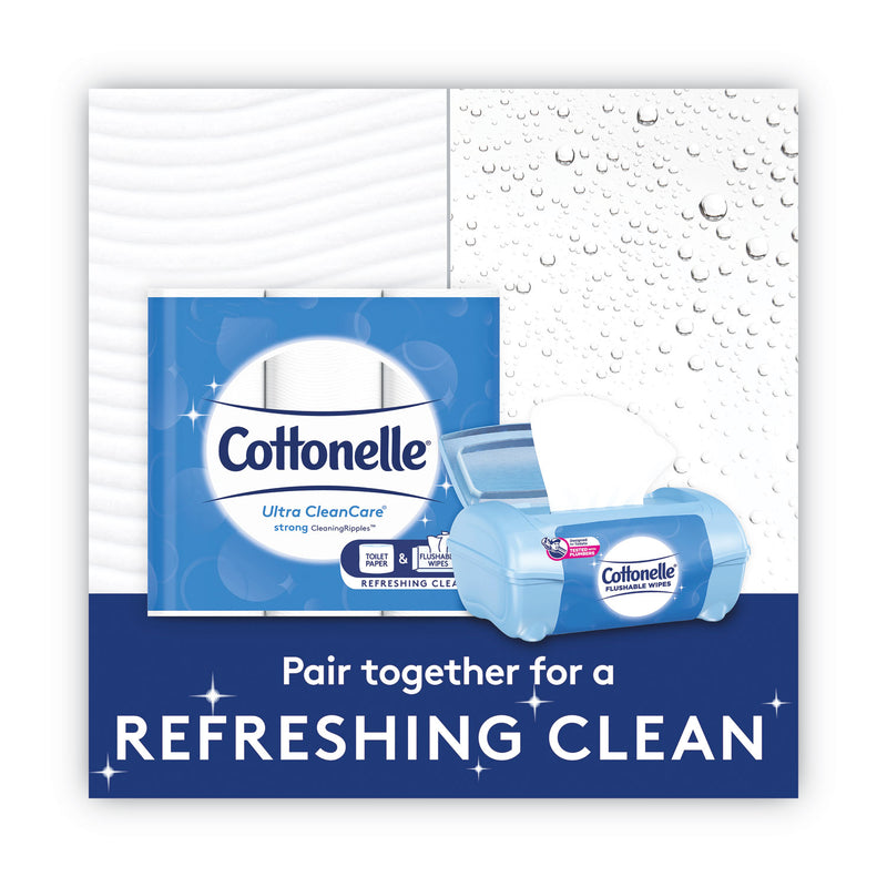 Cottonelle Fresh Care Flushable Cleansing Cloths, 3.75 x 5.5, White, 42/Pack, 8 Packs/Carton