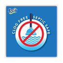 Scott Rapid-Dissolving Toilet Paper, Bath Tissue, Septic Safe, 1-Ply, White, 231 Sheets/Roll, 4/Rolls/Pack, 12 Packs/Carton