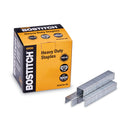 Bostitch Heavy-Duty Premium Staples, 0.38" Leg, 0.5" Crown, Steel, 5,000/Box