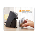 Bostitch QuietSharp Executive Vertical Electric Pencil Sharpener, AC-Powered, 5.88 x 3.69 x 6.4, Black