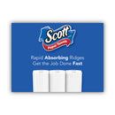 Scott Choose-A-Sheet Mega Kitchen Roll Paper Towels, 1-Ply, 7.31 x 11, White, 102/Roll, 30 Rolls Carton