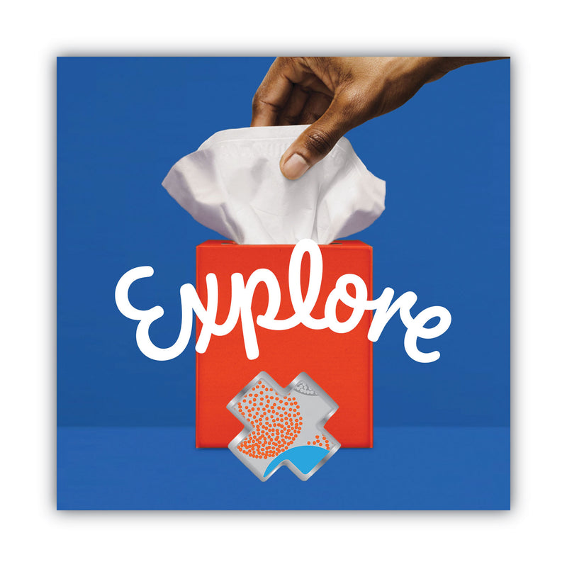 Kleenex Anti-Viral Facial Tissue, 3-Ply, White, 60 Sheets/Box, 27 Boxes/Carton