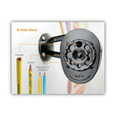Bostitch Antimicrobial Manual Pencil Sharpener, Manually-Powered, 5.44 x 2.69 x 4.33, Black