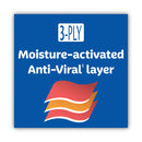 Kleenex Anti-Viral Facial Tissue, 3-Ply, White, 60 Sheets/Box, 27 Boxes/Carton