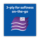 Kleenex On The Go Packs Facial Tissues, 3-Ply, White, 10 Sheets/Pouch, 8 Pouches/Pack