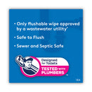 Cottonelle Fresh Care Flushable Cleansing Cloths, 5 x 7.25, White, 168/Pack