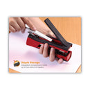 Bostitch Dynamo Stapler, 20-Sheet Capacity, Red
