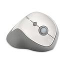 Kensington Pro Fit Ergo Vertical Wireless Mouse, 2.4 GHz Frequency/65.62 ft Wireless Range, Right Hand Use, Gray
