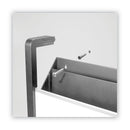 Quartet Hanging File Pocket with Dry Erase Board, 3 Sections, Letter Size, 15" x 4", x 20", Black