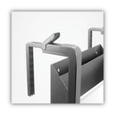 Quartet Hanging File Pocket with Dry Erase Board, 3 Sections, Letter Size, 15" x 4", x 20", Black