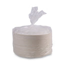 Boardwalk Bagasse Dinnerware, 3-Compartment Plate, 10" dia, White, 500/Carton