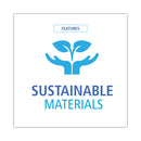 Boardwalk Bagasse Dinnerware, 3-Compartment Plate, 10" dia, White, 500/Carton