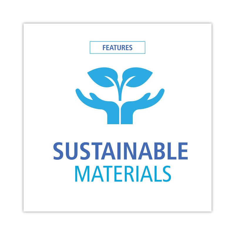 Boardwalk Bagasse Dinnerware, Plate, 9" dia, White, 500/Carton