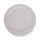 Boardwalk Bagasse Dinnerware, Plate, 10" dia, White, 500/Carton