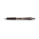 Pilot Precise Gel BeGreen Gel Pen, Retractable, Fine 0.7 mm, Black Ink, Black Barrel, Dozen