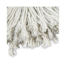 Boardwalk Cut-End Wet Mop Head, Cotton, No. 24, White 12/Carton