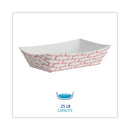 Boardwalk Paper Food Baskets, 0.25 lb Capacity, 2.69 x 1.05 x 4, Red/White, 1,000/Carton