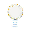 Boardwalk Deerfield Printed Paper Plates, 9" dia, Coated/Soak Proof, Multicolor, 125/Pack, 8 Packs/Carton