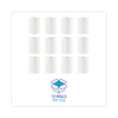 Boardwalk Hardwound Paper Towels, 1-Ply, 8" x 600 ft, White, 2" Core, 12 Rolls/Carton