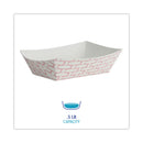 Boardwalk Paper Food Baskets, 0.5 lb Capacity, Red/White, 1,000/Carton