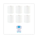 Boardwalk Hardwound Paper Towels, 1-Ply, 8" x 800 ft, White, 6 Rolls/Carton