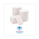 Boardwalk Paper Food Baskets, 0.25 lb Capacity, 2.69 x 1.05 x 4, Red/White, 1,000/Carton