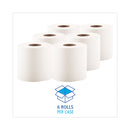 Boardwalk Center-Pull Hand Towels, 2-Ply, Perforated, 7.87 x 10, White, 600/Roll, 6 Rolls/Carton