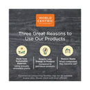 World Centric Paper Lids for Bowls, 3.6" Diameter, Kraft, 500/Carton