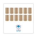 Boardwalk Hardwound Paper Towels, 1-Ply, 8" x 350 ft, Natural, 12 Rolls/Carton