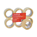 Universal Heavy-Duty Box Sealing Tape, 3" Core, 1.88" x 54.6 yds, Clear, 6/Box
