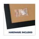 Quartet Home Decor Magnetic Combo Dry Erase with Cork Board on Bottom, 23 x 17, Espresso Wood Frame
