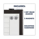 Quartet Home Decor Magnetic Combo Dry Erase with Cork Board on Bottom, 23 x 17, Espresso Wood Frame