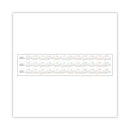 AT-A-GLANCE WallMates Self-Adhesive Dry Erase Weekly Planning Surfaces, 18 x 24, White/Gray/Orange Sheets, Undated