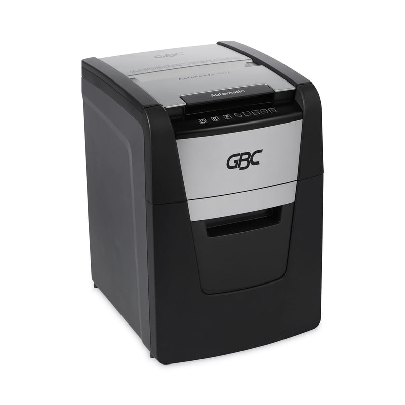 GBC AutoFeed+ 100X Super Cross-Cut Home Office Shredder, 100 Auto/8 Manual Sheet Capacity