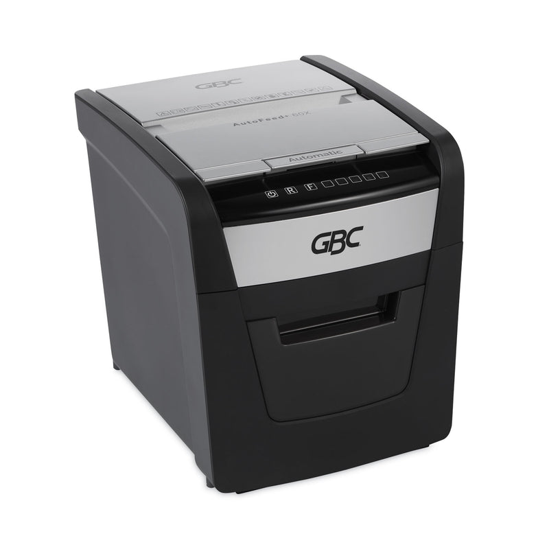GBC AutoFeed+ 60X Super Cross-Cut Home Shredder, 60 Auto/6 Manual Sheet Capacity