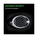 Sentry EF4738E Safe, 4.71 cu ft, 21.7w x 19d x 37.7h, Black