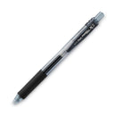 Pentel EnerGel-X Gel Pen, Retractable, Fine 0.5 mm Needle Tip, Black Ink, Black Barrel, Dozen