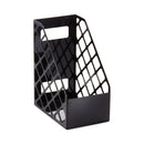 Universal Recycled Plastic Large Magazine File, 6.25 x 9.5 x 11.88, Black