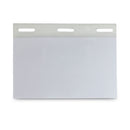 C-Line Self-Laminating Magnetic Style Name Badge Holder Kit, 2" x 3", Clear, 20/Box