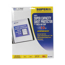 C-Line Super Capacity Sheet Protectors with Tuck-In Flap, 200", Letter Size, 10/Pack