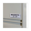 C-Line HOL-DEX Magnetic Shelf/Bin Label Holders, Side Load, 2 x 6, Clear, 10/Box