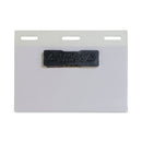C-Line Self-Laminating Magnetic Style Name Badge Holder Kit, 2" x 3", Clear, 20/Box