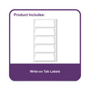 C-Line Index Card Case, Holds 100 3 x 5 Cards, 5.38 x 1.25 x 3.5, Polypropylene, Assorted Colors