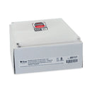 C-Line Zip 'N Go Reusable Envelope with Outer Pocket, 1" Capacity, 2 Sections, 10 x 13, Clear, 3/Pack