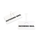 C-Line Wire Rack Shelf Tag, Side Load, 3.5 x 1.5, White, 10/Pack