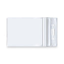 Advantus Resealable ID Badge Holders, Vertical, Frosted 3.68" x 5" Holder, 2.62" x 3.75" Insert, 50/Pack