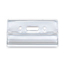 Advantus Resealable ID Badge Holders, Vertical, Frosted 3.68" x 5" Holder, 2.62" x 3.75" Insert, 50/Pack