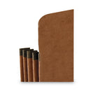 Pendaflex Standard Expanding File Pockets, 3.5" Expansion, Letter Size, Red Fiber, 25/Box